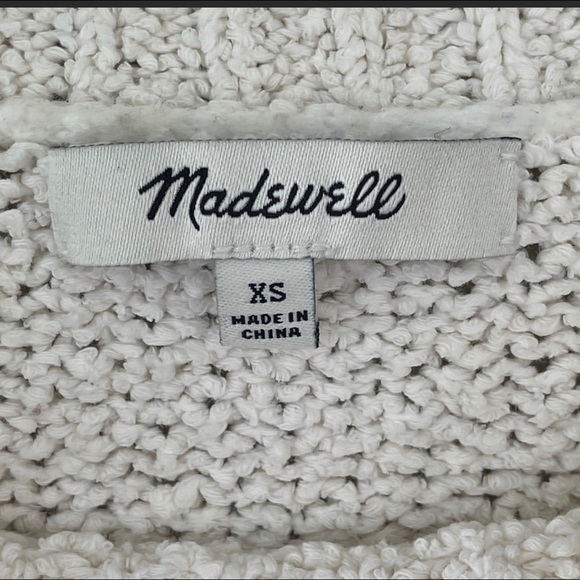 Madewell ivory Montford Fringe Pullover Sweater - Picture 7 of 8